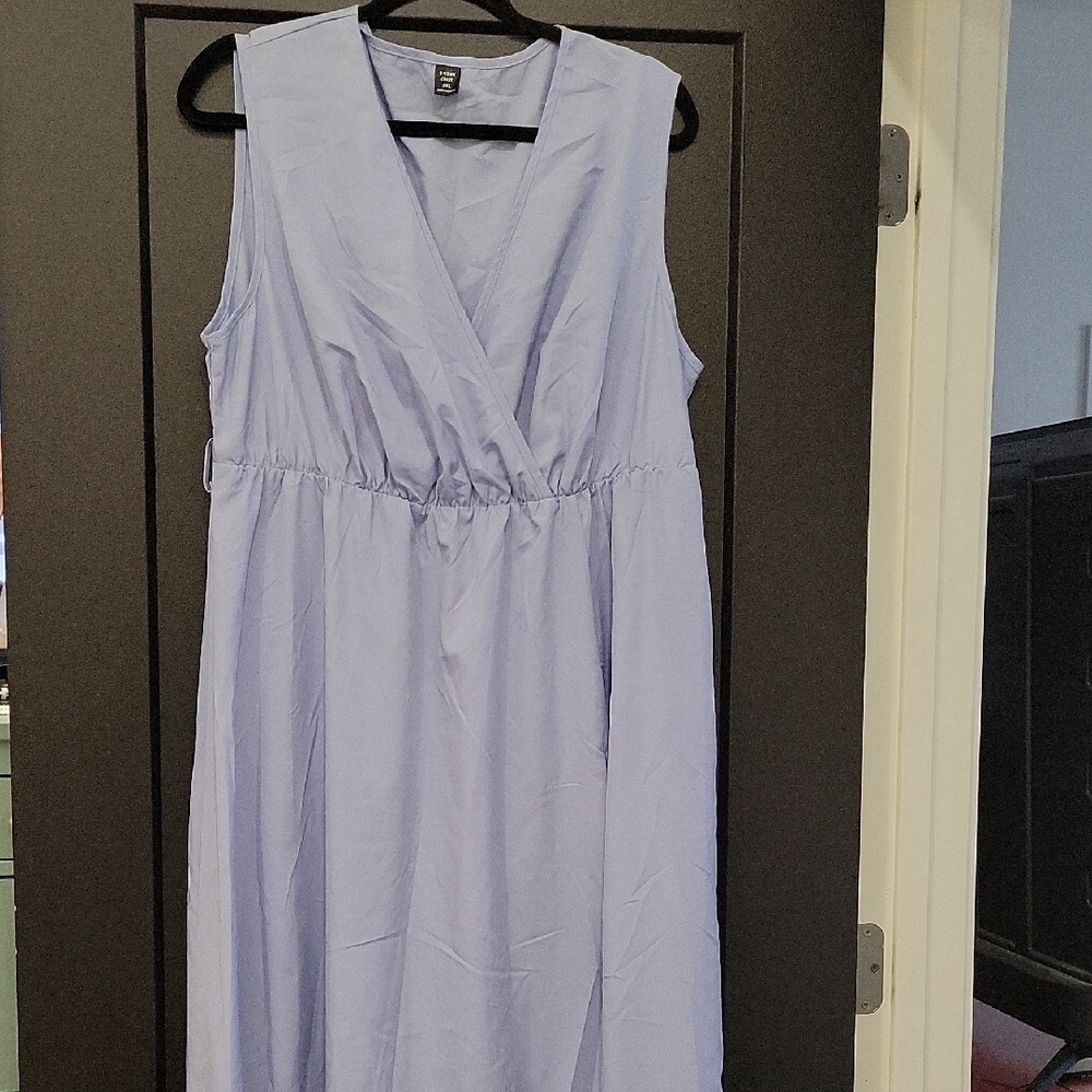 SHEIN Light Purple/Blue Midi Dress